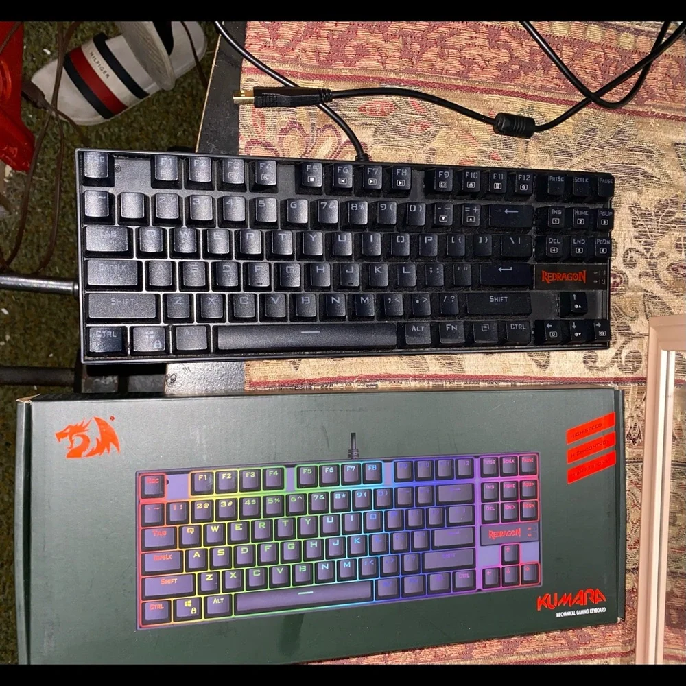 KUMARA K552 LED Rainbow Backlit Wired Keyboard